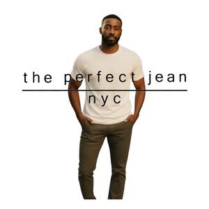 The Perfect Jeans • NYC Slim-Fit Denkhaki™ Jeans/Khakis. Olive. 34/30. NWT